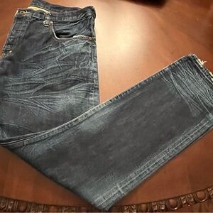 PRPS Dark Blue Straight Men's Jeans Lightly distressed EUC